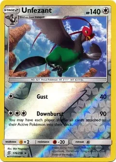 Unfezant Reverse Holo 176