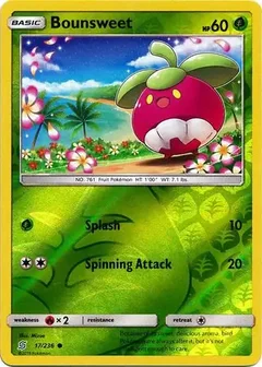 Bounsweet Reverse Holo 17