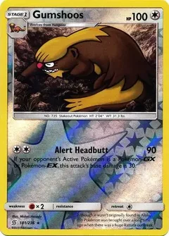 Gumshoos Reverse Holo 181