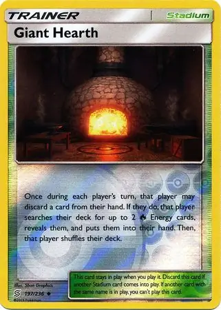 Giant Hearth Reverse Holo