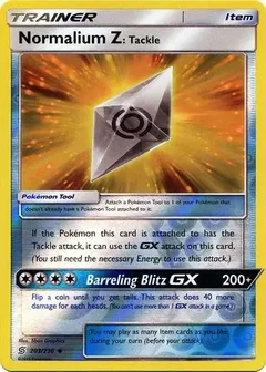 Normalium Z: Tackle Reverse Holo 203