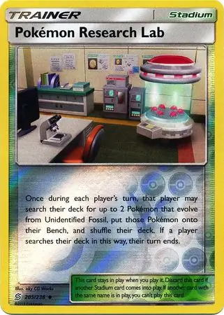 Pokemon Research Lab Reverse Holo