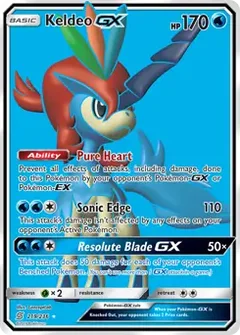 Full Art Keldeo GX 219