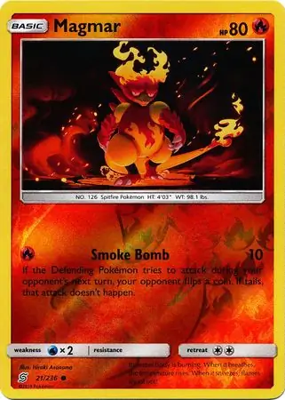 Magmar Reverse Holo