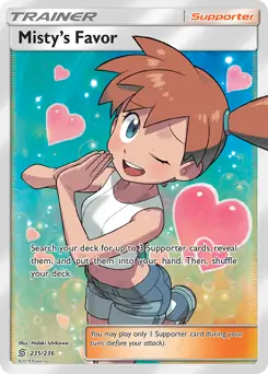 Full Art Misty's Favor
