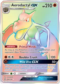 Aerodactyl GX Secret 244