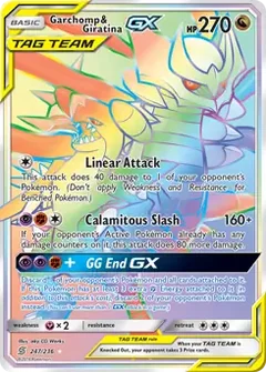 Garchomp & Giratina GX Secret 247