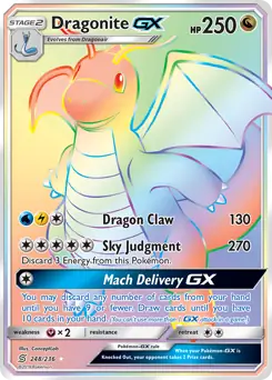 Dragonite GX Secret