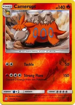 Camerupt Reverse Holo 24