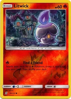 Litwick Reverse Holo 28