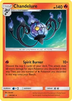 Chandelure Holo 30