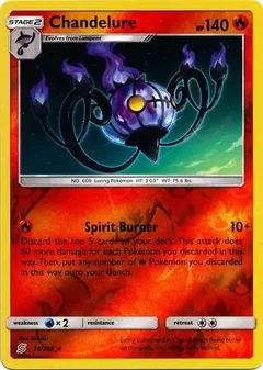 Chandelure Reverse Holo 30