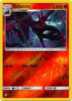 Salazzle Reverse Holo 34