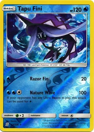 Tapu Fini Reverse Holo