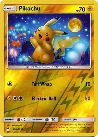 Pikachu Reverse Holo