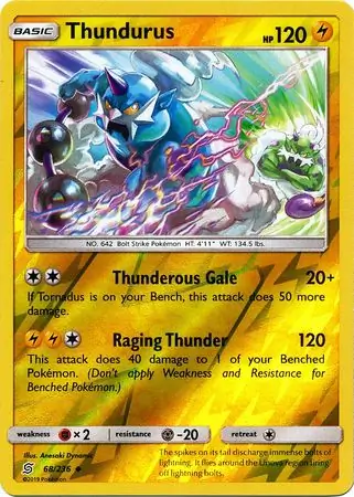 Thundurus Reverse Holo
