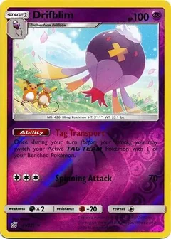 Drifblim Reverse Holo 81
