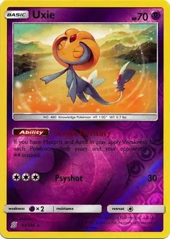 Uxie Reverse Holo 83