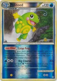 Politoed Reverse Holo 7