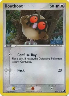 Hoothoot Reverse Holo 59