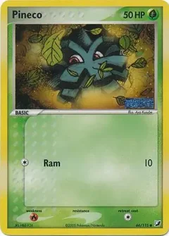 Pineco Reverse Holo 66