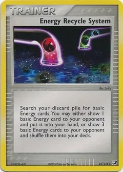 Energy Recycle System Reverse Holo 81