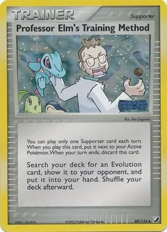 Professor Elm's Training Method Reverse Holo 89