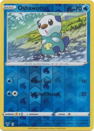 Oshawott Reverse Holo