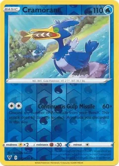 Cramorant Reverse Holo 040