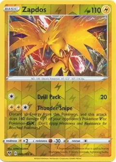 Zapdos Reverse Holo 048