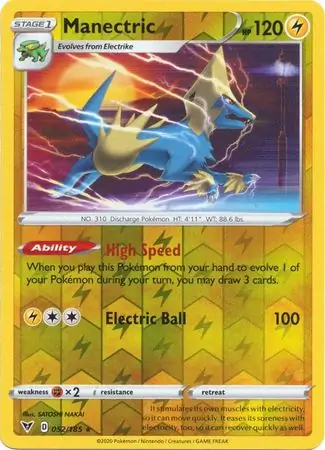 Manectric Reverse Holo