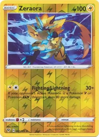 Zeraora Reverse Holo