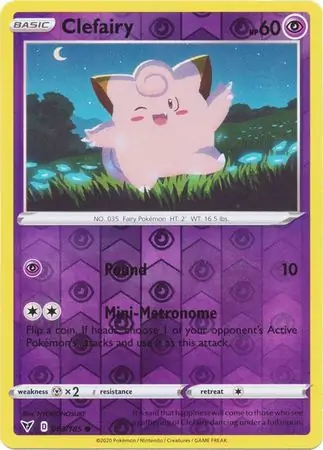 Clefairy Reverse Holo