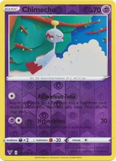 Chimecho Reverse Holo 072