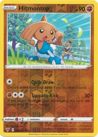 Hitmontop Reverse Holo