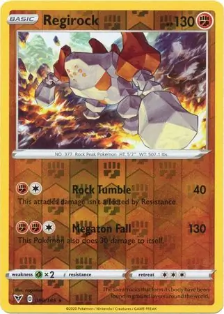 Regirock Reverse Holo