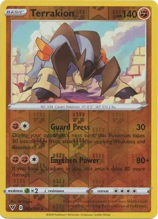 Terrakion Reverse Holo