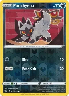 Poochyena Reverse Holo 103