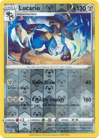 Lucario Reverse Holo