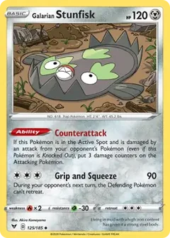 Galarian Stunfisk 125