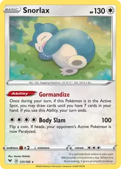 Snorlax Holo 131