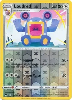 Loudred Reverse Holo 136
