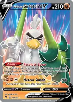 Full Art Galarian Sirfetch'd V