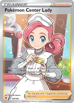 Full Art Pokemon Center Lady