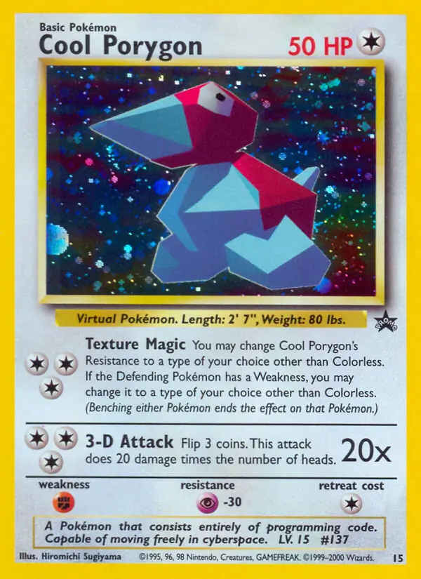 cool porygon pokemon card value ARS10 Lv.15 No.137 Old Back 1997 PSA Japanes Found this at an OP