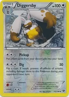 Diggersby Reverse Holo 112