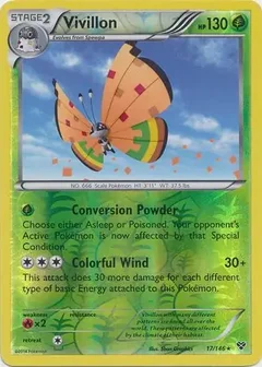 Vivillon Orange Reverse Holo 17