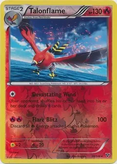 Talonflame Reverse Holo 28