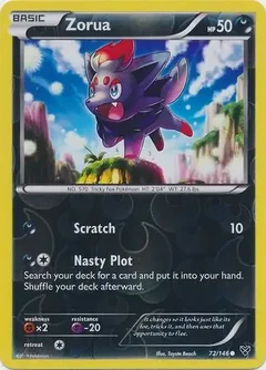 Zorua Reverse Holo 72