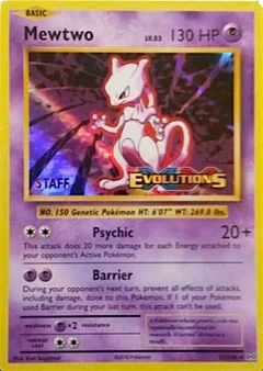 Mewtwo Staff Prerelease Holofoil 51